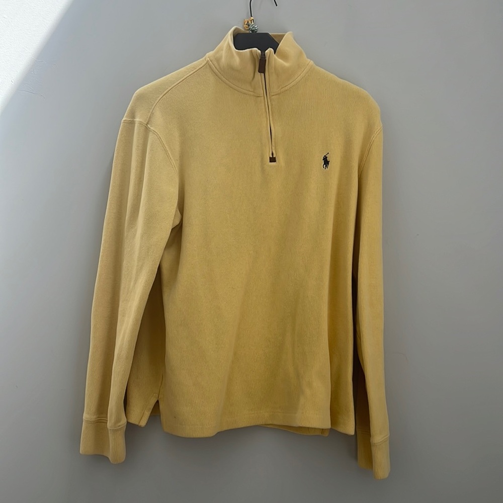 YELLOW POLO RALPH LAUREN SWEATER